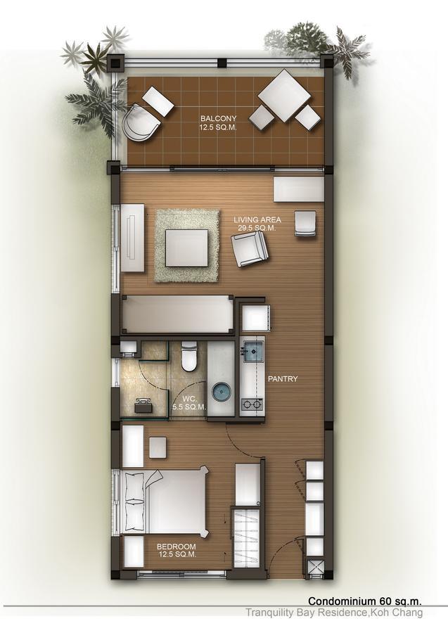 The Beach Condo Κο Τσανγκ Εξωτερικό φωτογραφία